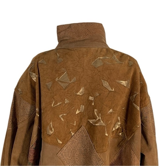 Vintage Winlit Suede Leather Jacket Size Medium - Picture 7 of 14